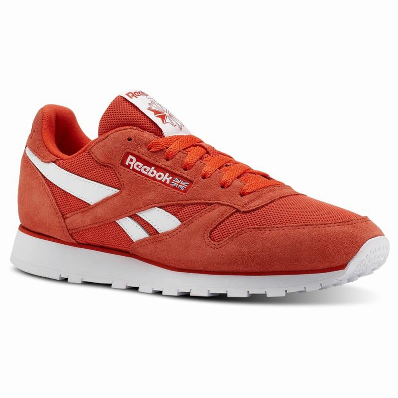 Tenisi Reebok Classic Leather Barbati Portocalii Romania NV2705BA